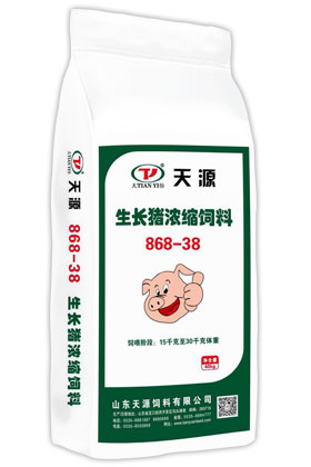 天源饲料,生长猪浓缩料,868-38